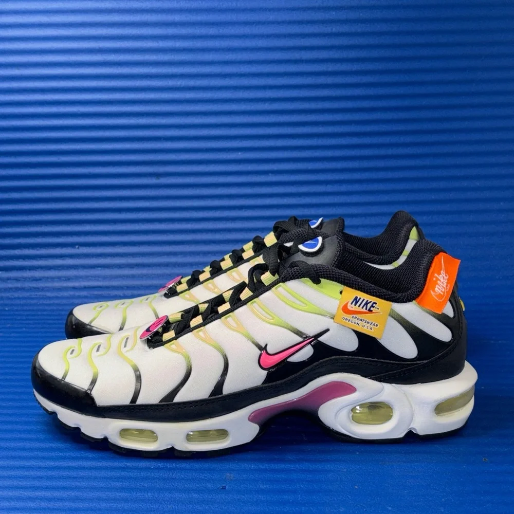 Size 9- Women’s Nike Air Max Plus Have A Nike Day Pink White Black CU4747-100